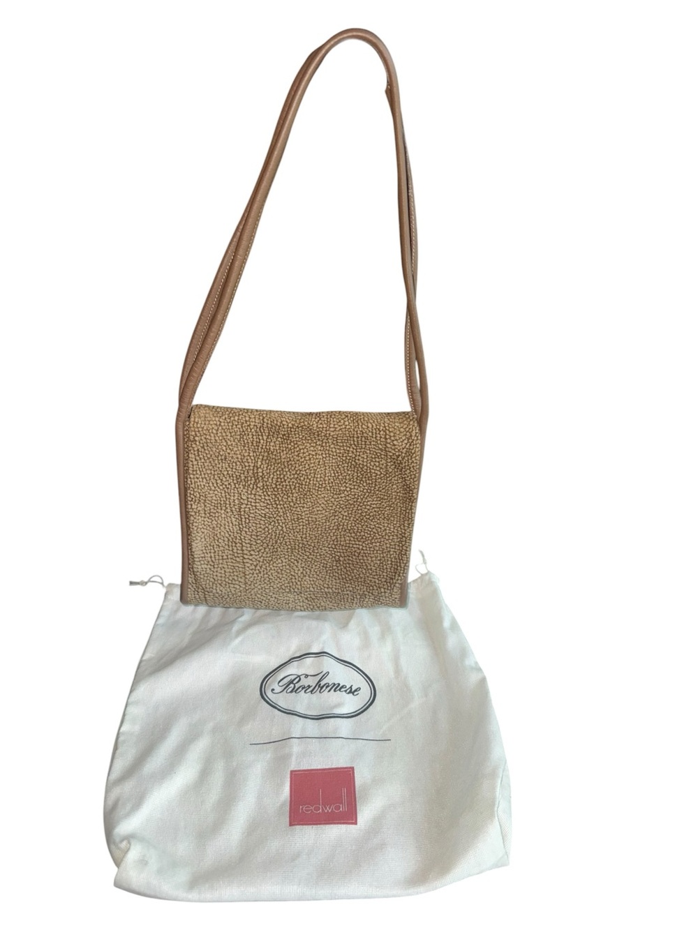 Borbonese Redwall Quail Eye Crossbody bag